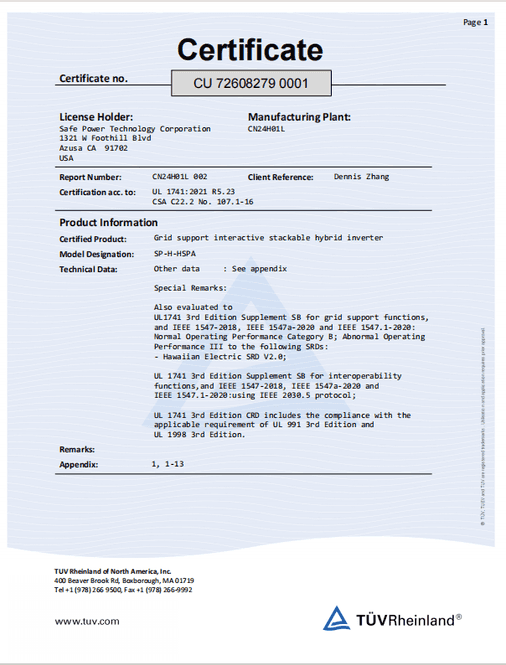 Cert 1